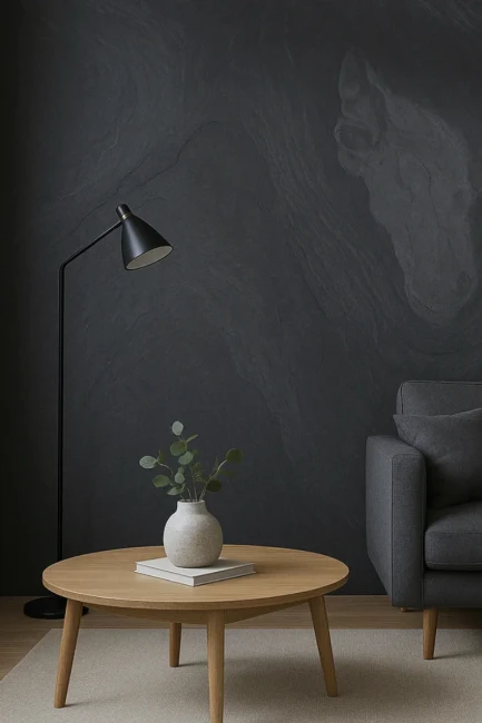 Fornir Kamienny Black Slate 122x61x0,2 cm