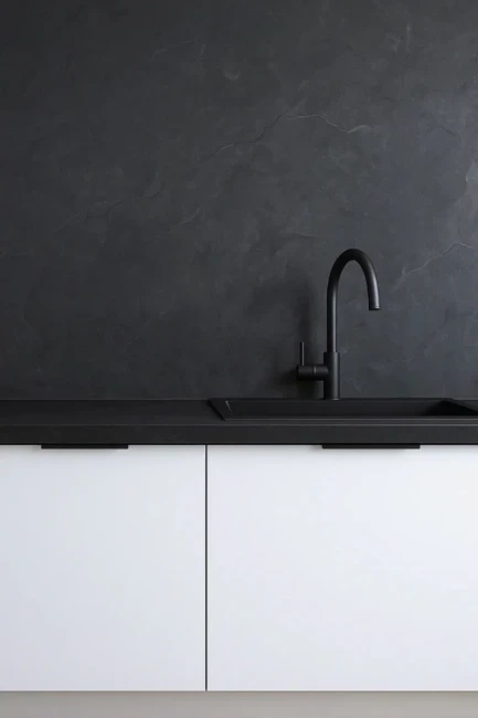 Fornir kamienny Black Slate 122x61x0,2 cm Samoprzylepny