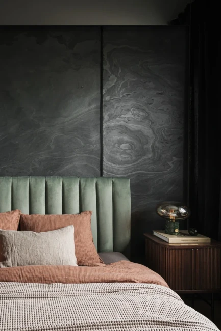 Fornir kamienny Black Slate 122x61x0,2 cm Samoprzylepny