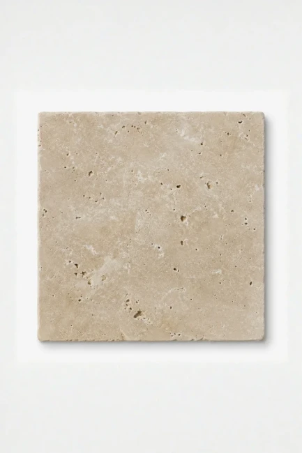 Trawertyn Ivory Classic Mix Niewypełniony Szlif Bębnowany 20,3x20,3x1,2 cm