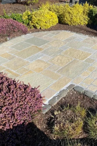 Tandur Yellow Limestone Bębnowany Naturalny 3cm | Komplet Rzymski 0,74 m2