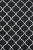 Mozaika ceramiczna Czarna Arabeska Polerowana | 29,3×24,5×0,6 c