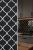 Mozaika ceramiczna Czarna Arabeska Polerowana | 29,3×24,5×0,6 c