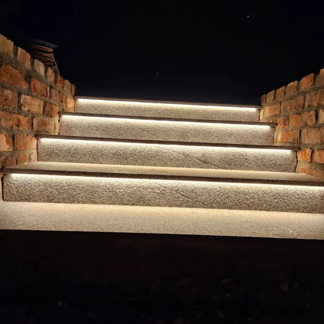 Podstopnica granitowa polerowana G603 120x15x2 cm