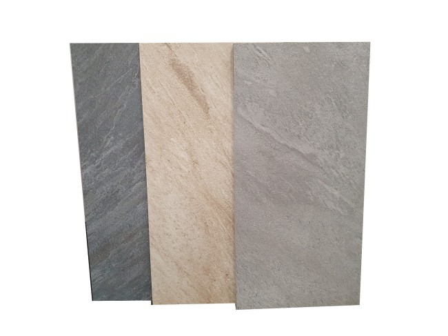 Płytka gresowa 20 mm City Quartz Black 45x90x2 cm